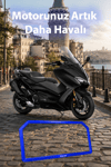 Yamaha Tmax Uyumlu Kadran Çerçevesi 2020-2026 Cnc Mavi