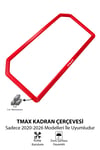 Yamaha Tmax Uyumlu Kadran Çerçevesi 2020-2026 Cnc Kırmızı