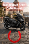 Yamaha Tmax Uyumlu Kasnak Çerçevesi 2020-2026 Cnc Kırmızı