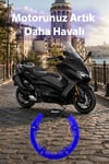 Yamaha Tmax Uyumlu Kasnak Çerçevesi 2020-2026 Cnc Mavi
