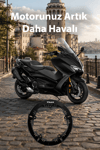 Yamaha Tmax Uyumlu Kasnak Çerçevesi 2020-2026 Cnc Siyah