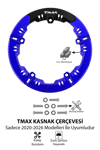 Yamaha Tmax Uyumlu Kasnak Çerçevesi 2020-2026 Cnc Mavi