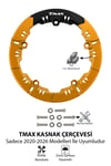 Yamaha Tmax Uyumlu Kasnak Çerçevesi 2020-2026 Cnc Gold