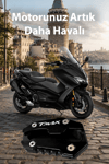 Yamaha Tmax Uyumlu Kaz Ayağı Koruyucu Seti 2020-2026 Cnc Siyah