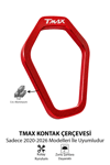 Yamaha Tmax Uyumlu Kontak Çerçevesi 2020-2026 Cnc Kırmızı