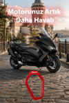 Yamaha Tmax Uyumlu Kontak Çerçevesi 2020-2026 Cnc Kırmızı