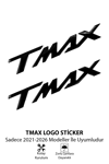 Yamaha Tmax Uyumlu Logo Sticker 2021-2026 Siyah