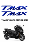 Yamaha Tmax Uyumlu Logo Sticker 2021-2026 Mavi