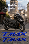Yamaha Tmax Uyumlu Logo Sticker 2021-2026 Mavi