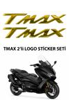 Yamaha Tmax Uyumlu Logo Sticker 2021-2026 Gold