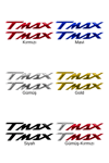 Yamaha Tmax Uyumlu Logo Sticker 2021-2026 Kırmızı