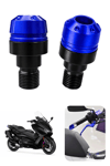 Yamaha Tmax Uyumlu Motosiklet Gidon Denge Topuzu Vidalı Cnc Mavi