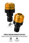 Yamaha Tmax Uyumlu Motosiklet Gidon Denge Topuzu Vidalı Cnc Gold