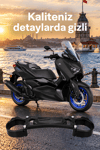 Yamaha Xmax Uyumlu Amortisör Gergisi 2018-2026 Cnc Siyah