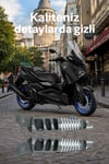 Yamaha Xmax Uyumlu Artçı Basamak 2021-2026 Cnc Titanyum