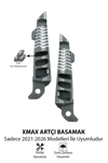 Yamaha Xmax Uyumlu Artçı Basamak 2021-2026 Cnc Titanyum