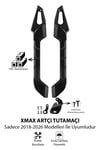 Yamaha Xmax Uyumlu Artçı Tutamaç 2018-2026 Cnc Siyah