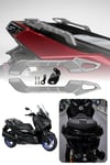 Yamaha Xmax Uyumlu Artçı Tutamaç 2018-2026 Cnc Gümüş