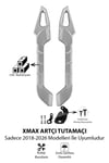 Yamaha Xmax Uyumlu Artçı Tutamaç 2018-2026 Cnc Gümüş