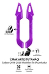 Yamaha Xmax Uyumlu Artçı Tutamaç 2018-2026 Cnc Mor