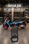 Yamaha Xmax Uyumlu Ayarlanabilir Ön Cam Aksesuar Bar 2021-2026 Siyah
