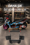 Yamaha Xmax Uyumlu Ayarlanabilir Ön Cam Aksesuar Bar 2021-2026 Siyah