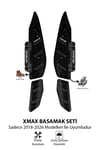 Yamaha Xmax Uyumlu Basamak Seti 2018-2026 Cnc Siyah