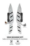 Yamaha Xmax Uyumlu Basamak Seti 2018-2026 Cnc Titanyum