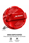 Yamaha Xmax Uyumlu Cnc Depo Kapağı 2018-2026 Kırmızı