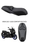 Yamaha Xmax Uyumlu Comfort Koltuk Kapağı 2021-2026 Damalı Kaplama Detaylı