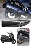 Yamaha Xmax Uyumlu Egzoz Koruma 2018-2024 Karbon Desen