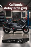 Yamaha Xmax Uyumlu Egzoz Koruma 2025-2026 Cnc Siyah