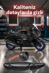 Yamaha Xmax Uyumlu Egzoz Koruma Set 2025-2026 Karbon Desen