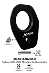 Yamaha Xmax Uyumlu Egzoz Ucu 2021-2024 Cnc Siyah