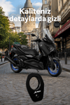 Yamaha Xmax Uyumlu Egzoz Ucu 2021-2024 Cnc Siyah