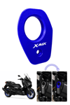 Yamaha Xmax Uyumlu Egzoz Ucu 2021-2024 Cnc Mavi