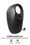 Yamaha Xmax Uyumlu Egzoz Ucu 2021-2024 Karbon Desen