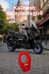 Yamaha Xmax Uyumlu Egzoz Ucu 2021-2026 Cnc Kırmızı