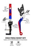 Yamaha Xmax Uyumlu El Frenli Manet 2018-2026 Cnc Gümüş