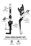 Yamaha Xmax Uyumlu El Frenli Manet 2018-2026 Cnc Gümüş
