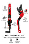 Yamaha Xmax Uyumlu El Frenli Manet 2018-2026 Cnc Kırmızı