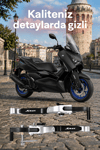 Yamaha Xmax Uyumlu El Frenli Manet 2018-2026 Cnc Gümüş