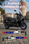 Yamaha Xmax Uyumlu El Frenli Manet 2018-2026 Cnc Gümüş