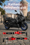Yamaha Xmax Uyumlu El Frenli Manet 2018-2026 Cnc Kırmızı
