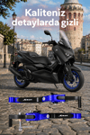Yamaha Xmax Uyumlu El Frenli Manet 2018-2026 Cnc Mavi