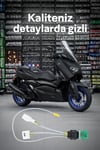 Yamaha Xmax Uyumlu F1 Çakar Modülü Soketli Kablo Seti 2018-2022
