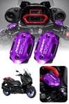 Yamaha Xmax Uyumlu Hidrolik Kapağı 2019-2026 Cnc Mor