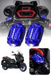 Yamaha Xmax Uyumlu Hidrolik Kapağı 2019-2026 Cnc Mavi