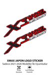 Yamaha Xmax Uyumlu Japon Logo Sticker 2021-2026 Kırmızı