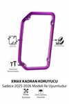 Yamaha Xmax Uyumlu Kadran Koruma Çerçevesi 2025-2026 Cnc Mor